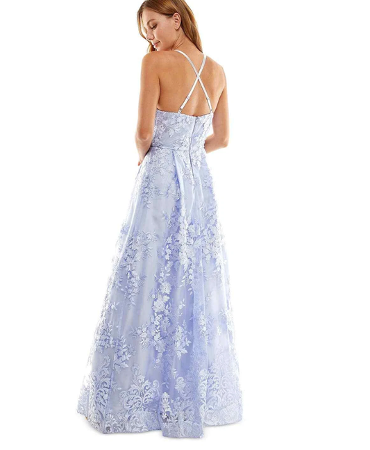 BCG, purple prom/formal dress. NWTs. Sz 1. #97