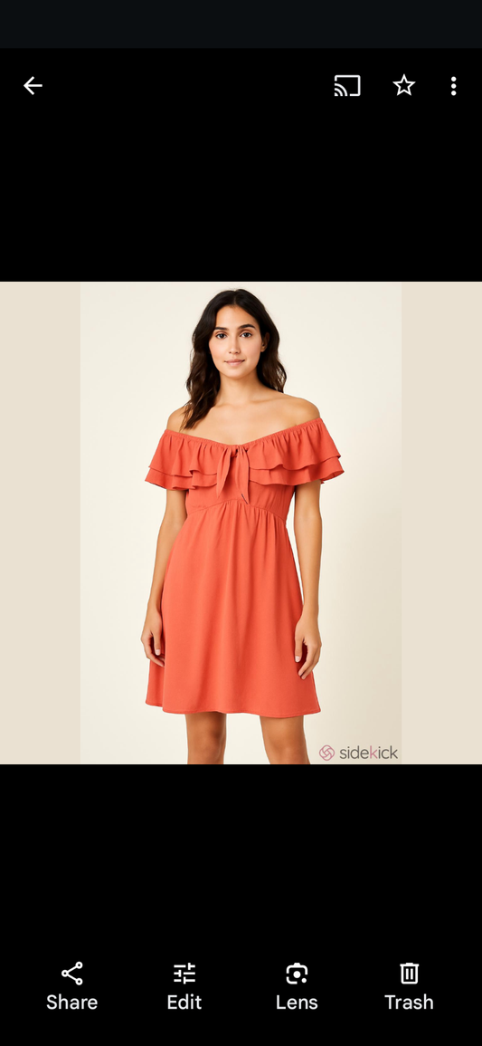 Coral Pink Dress RS 5