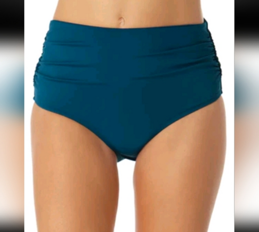 Anne Cole High-Waisted Plus Size Bikini Bottom 24W NWT #A28