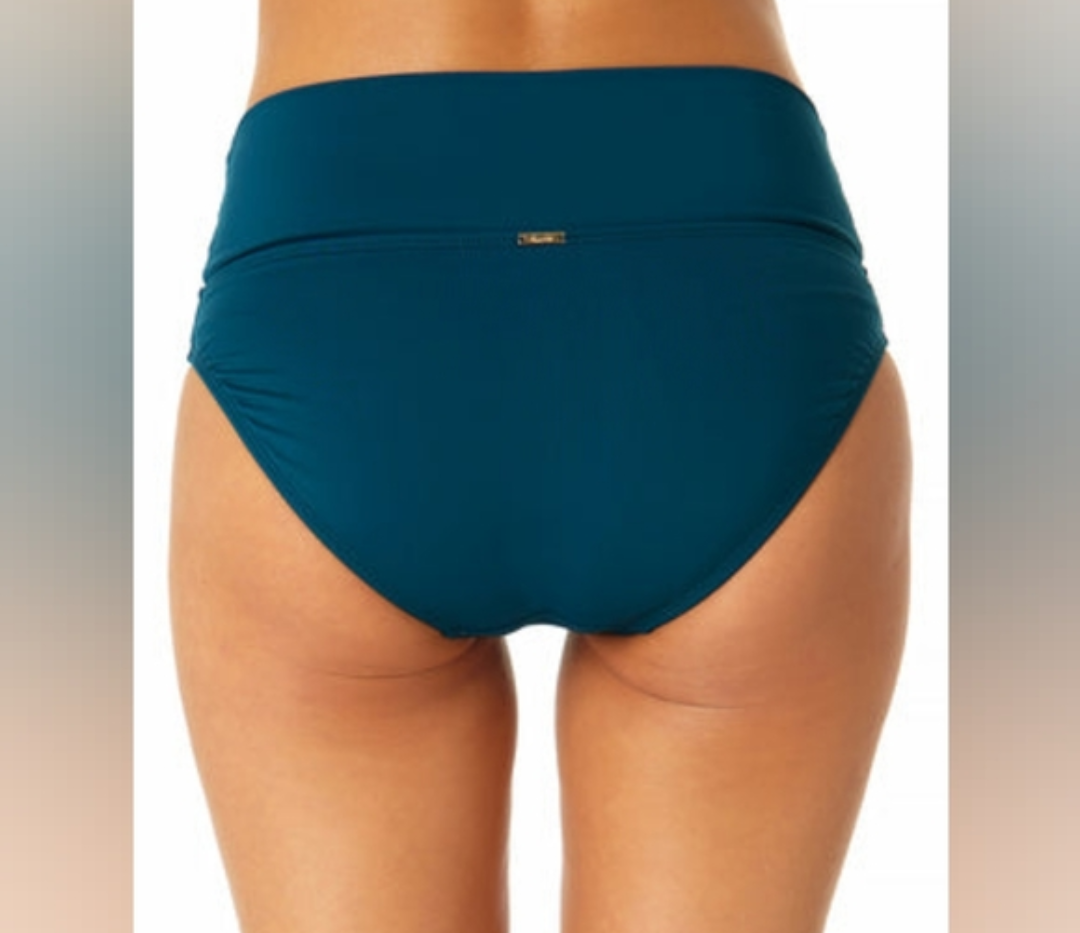 Anne Cole High-Waisted Plus Size Bikini Bottom 24W NWT #A28