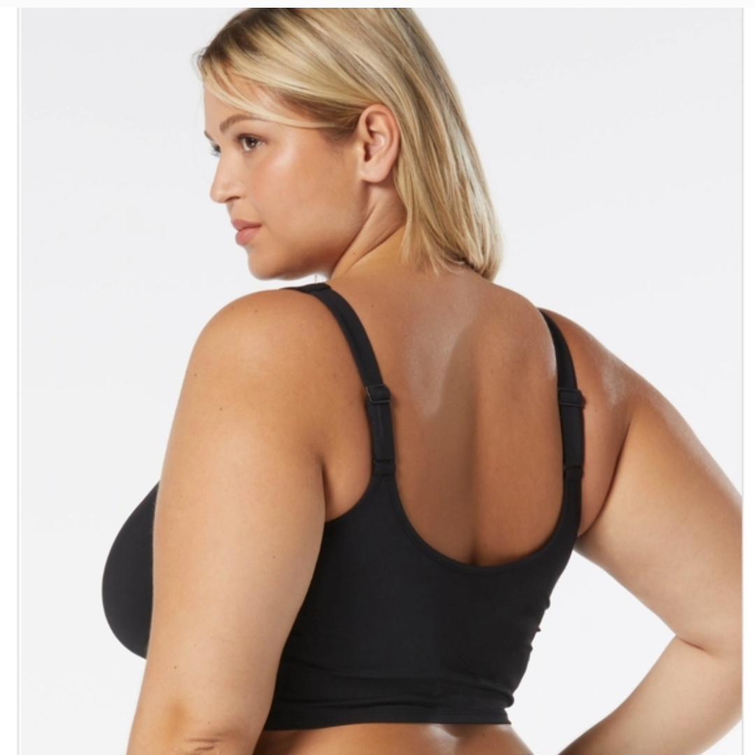 Coco Reef Elevate Bra Sized Shirred Underwire Bikini Top - Size 34F #A34