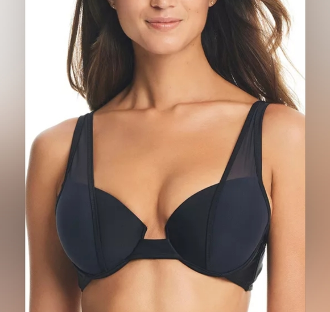NWT, Bar III Women's Natural Beauty Balconette Bikini Top Size S #A49