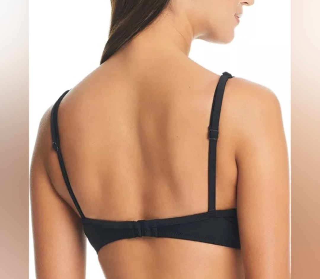 NWT, Bar III Women's Natural Beauty Balconette Bikini Top Size S #A49