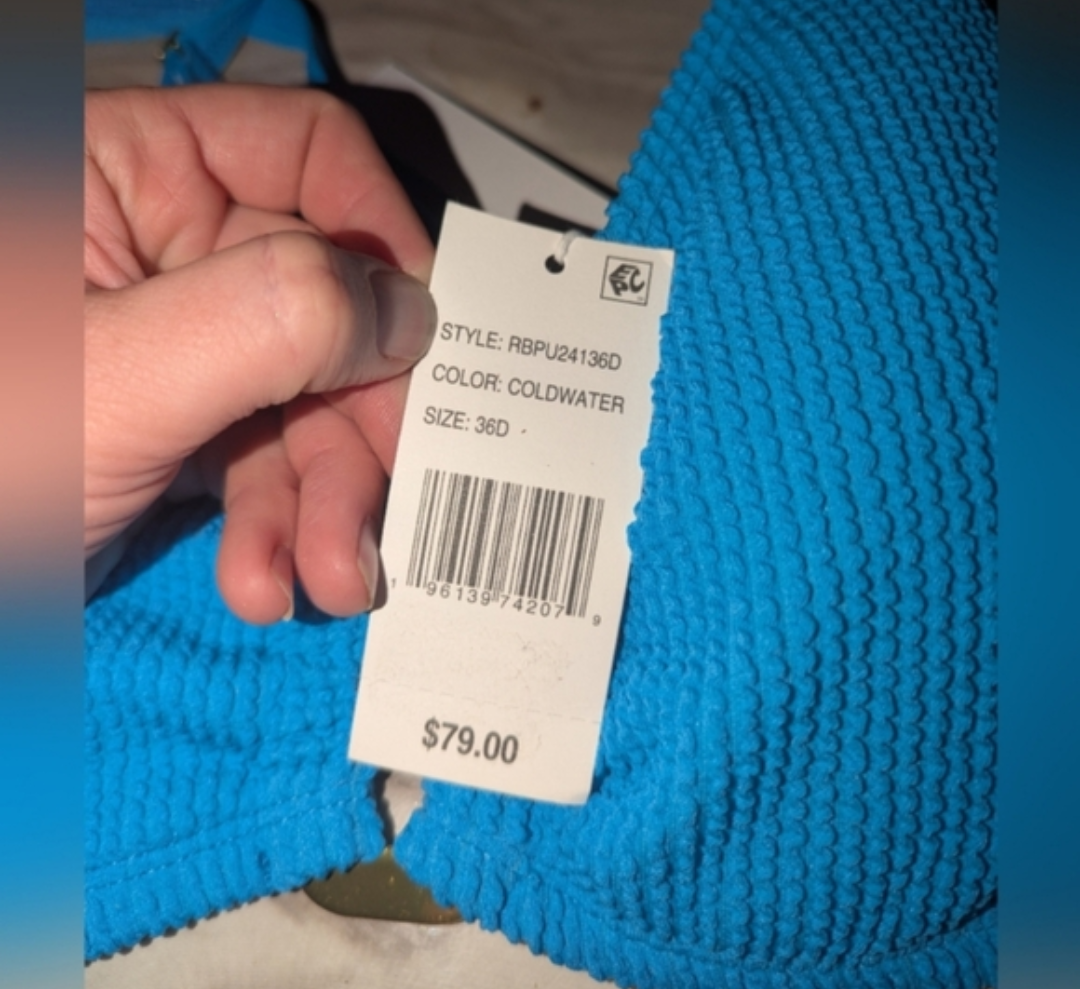 BLEU Rod Beattie Swim Top Sz 36 D #A68