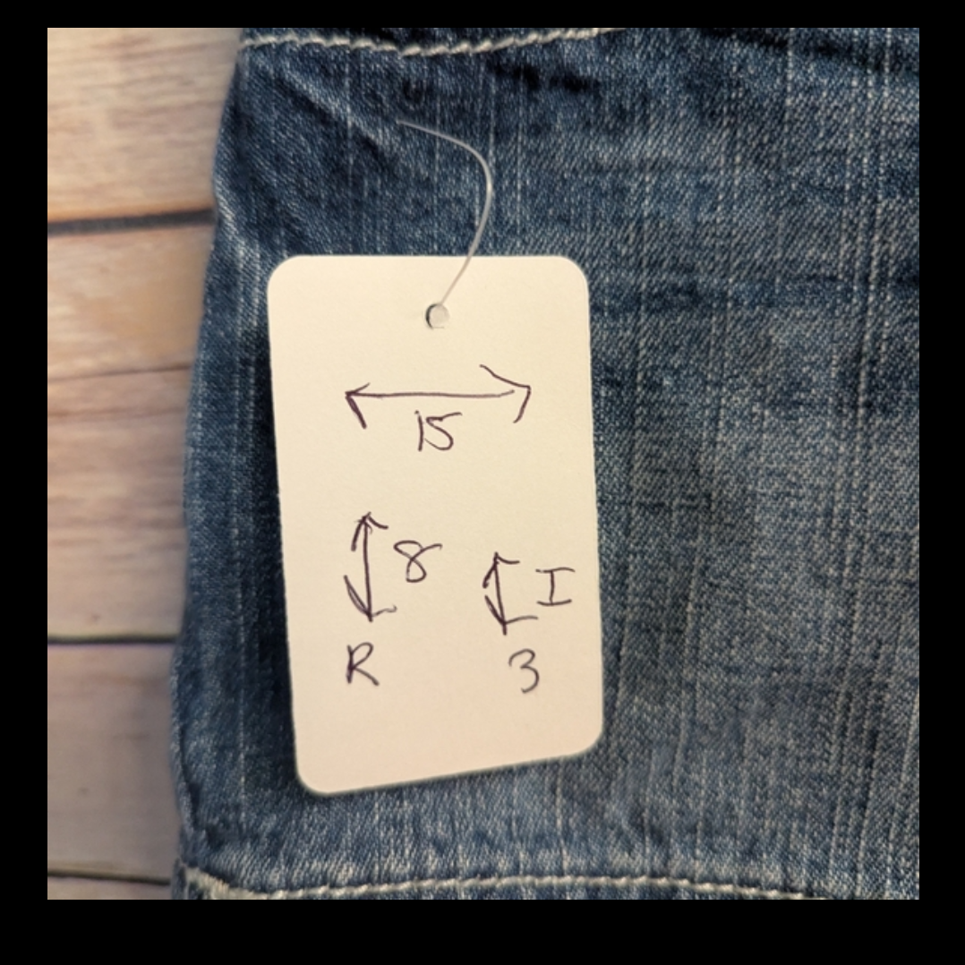 Y2K SO Denim Shorts 100% cotton  – Size 9 Juniors Low Rise Blue Jean Shorts #B16