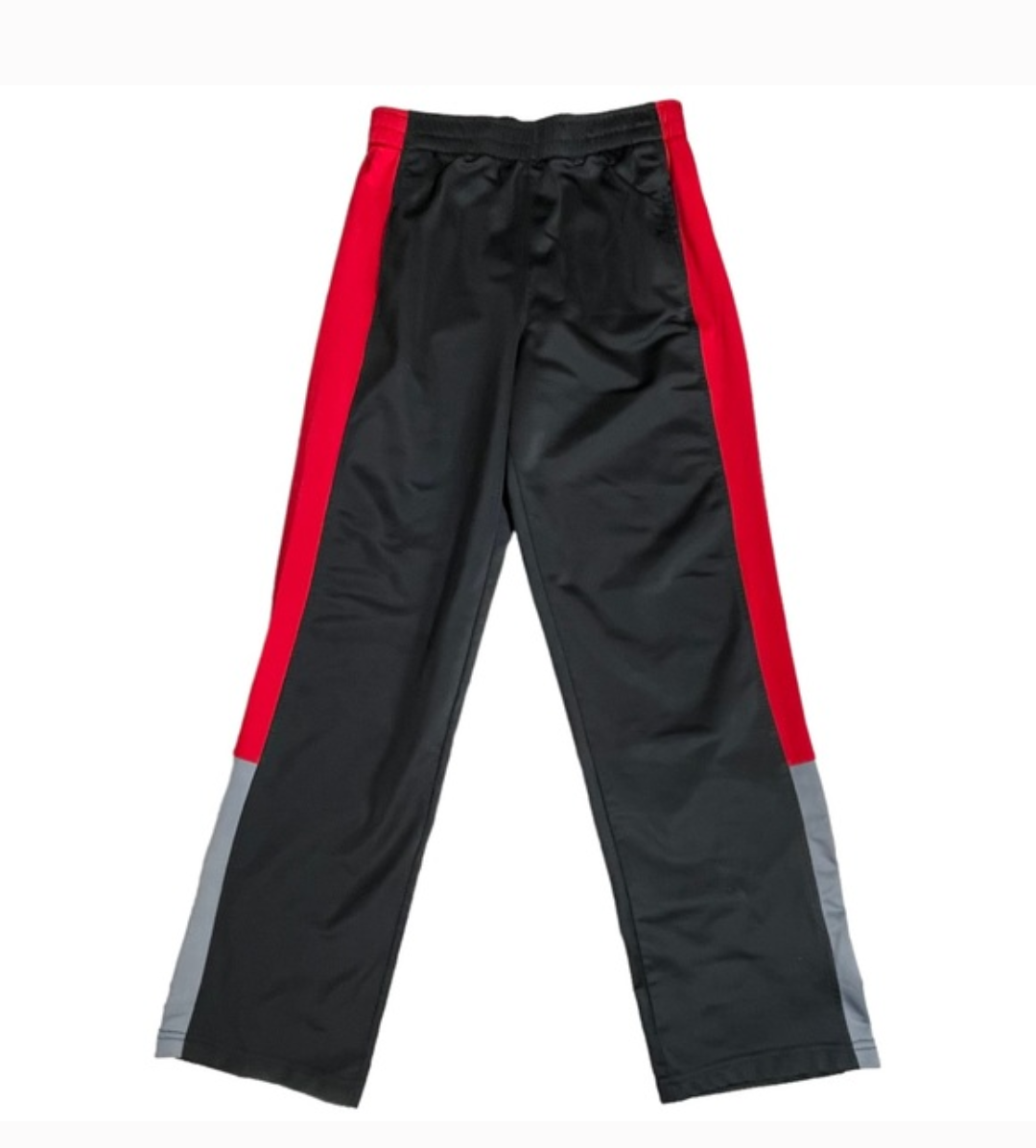 Starter Boys XL Track Pants Black Red Stripe AthleticPants. #B21