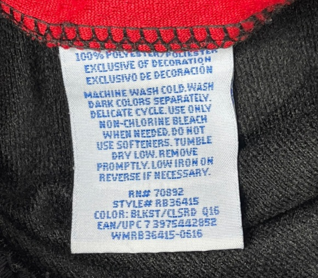 Starter Boys XL Track Pants Black Red Stripe AthleticPants. #B21