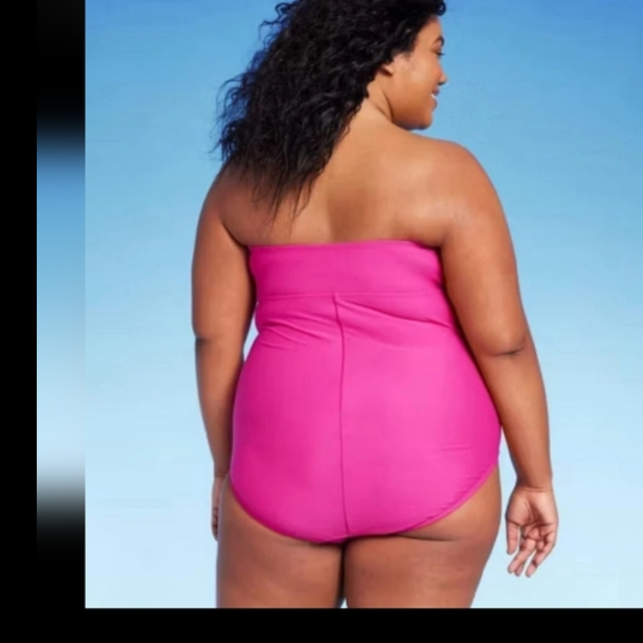 Kona Sol Full Coverage Tummy Control Twist-Front One Piece Sz 17. #C3