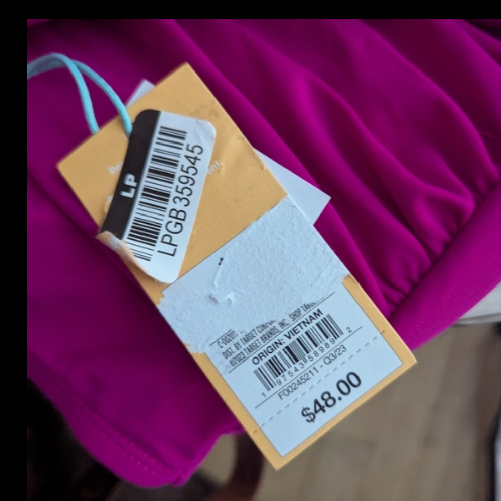 Kona Sol Full Coverage Tummy Control Twist-Front One Piece Sz 17. #C3