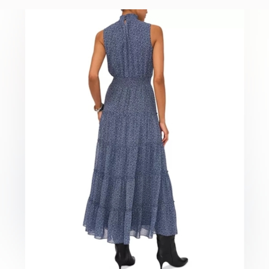 NWTs 1.STATE Printed Sleeveless Maxi Dress Size L #B66