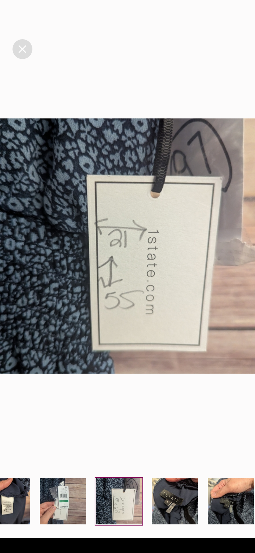 NWTs 1.STATE Printed Sleeveless Maxi Dress Size L #B66