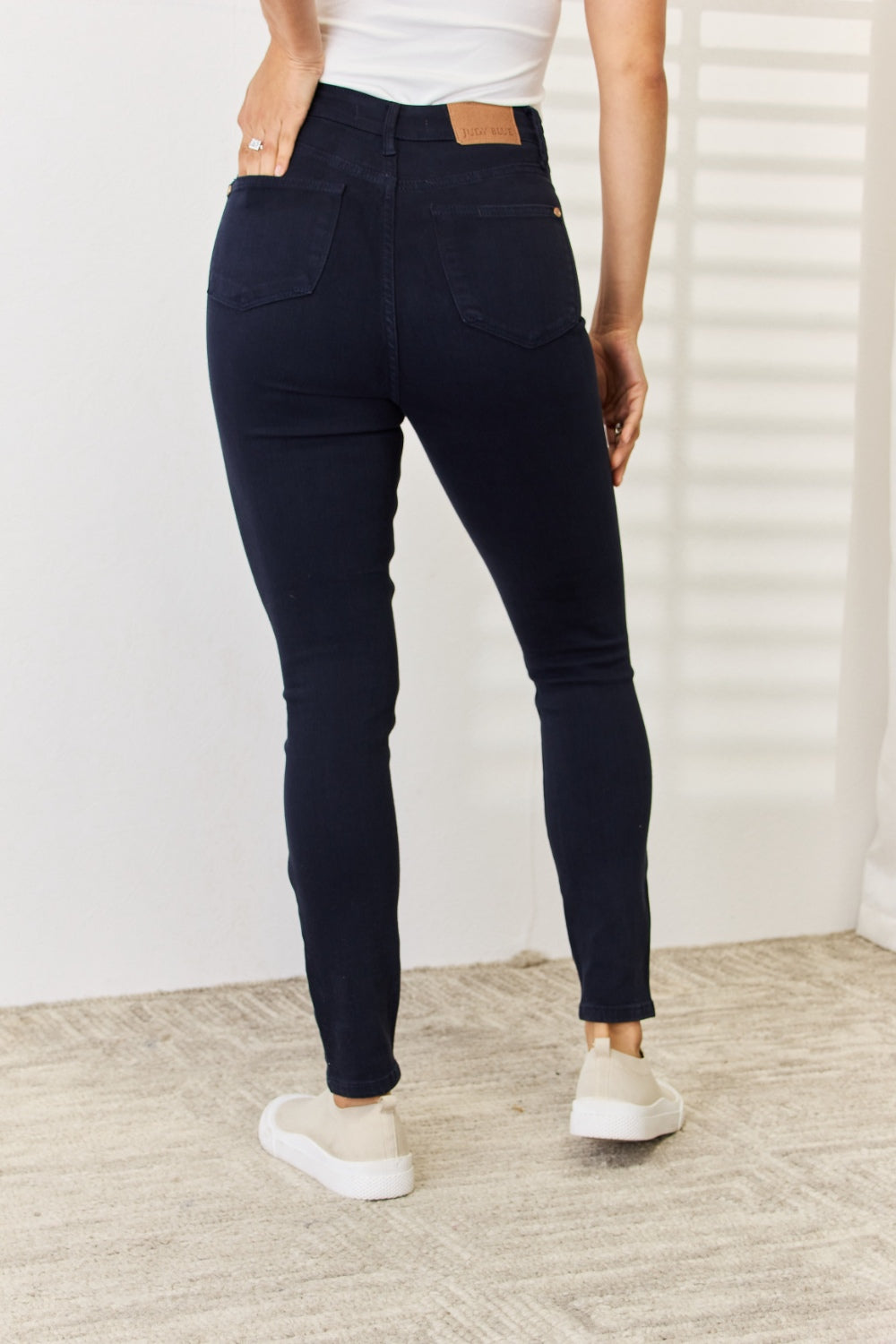 Judy Blue Full Size Garment Dyed Tummy Control Skinny Jeans - Scarlett's Riverside Boutique 