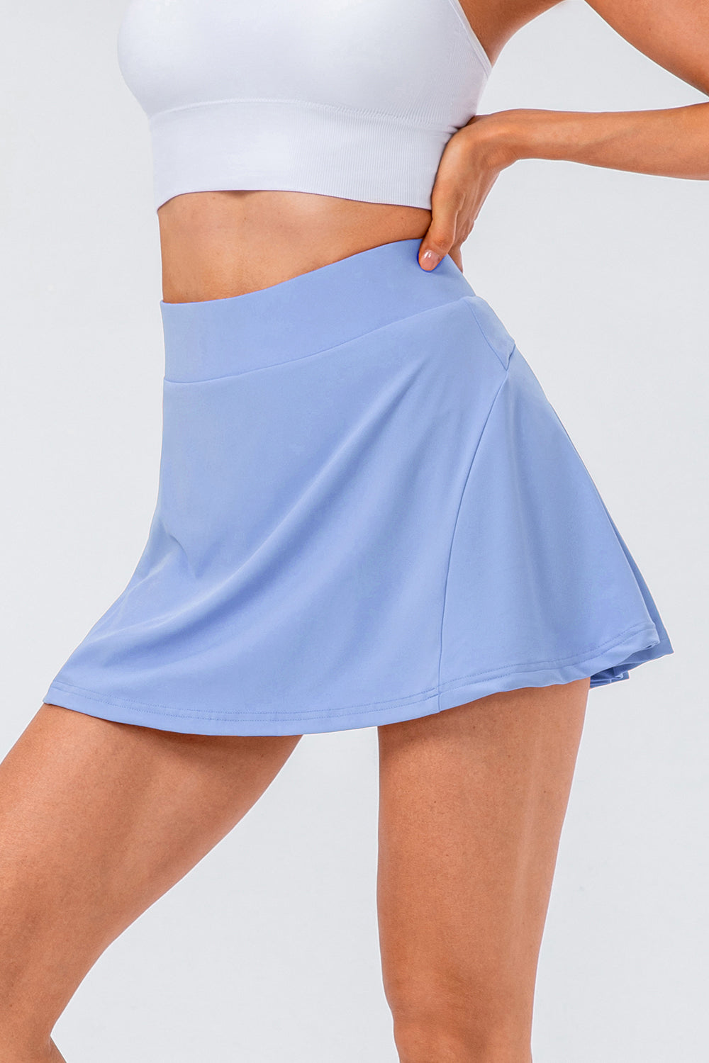 High Waist Pleated Active Skirt - Scarlett's Riverside Boutique 