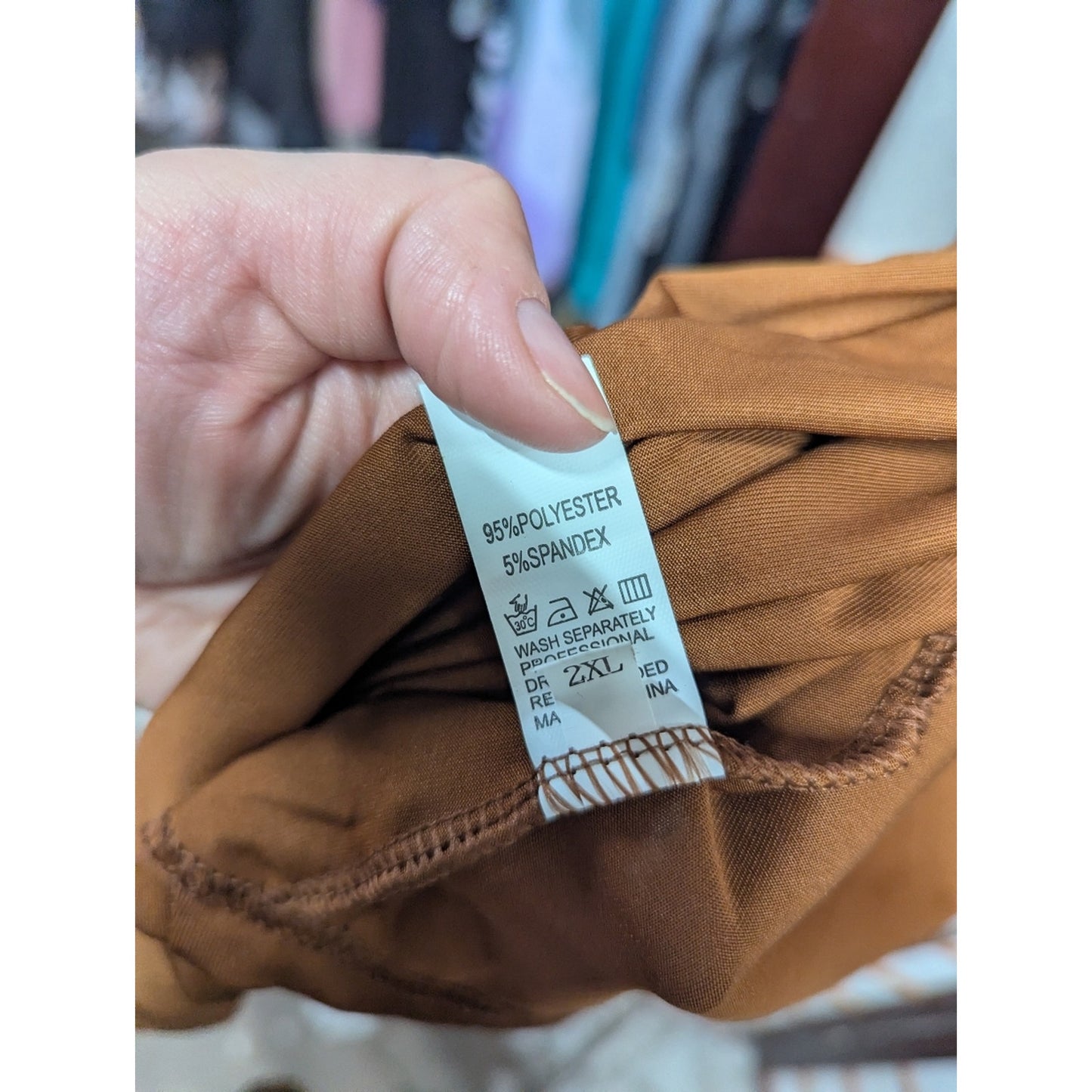 Women’s Brown Sleeveless Cardigan Vest 2XL Open Front Drape Lightweight Layering