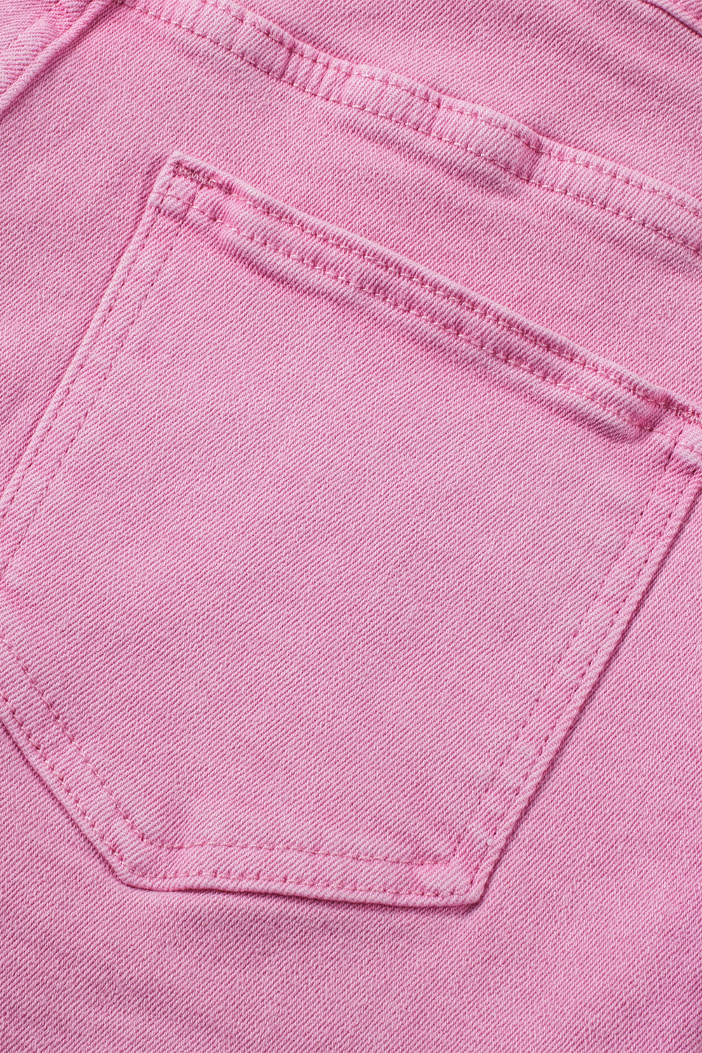 Pink Frayed Edge Mid Rise Denim Shorts - Scarlett's Riverside Boutique 