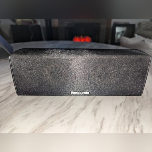 Panasonic Center Channel Speaker Black Home Theater Surround Sound Audio