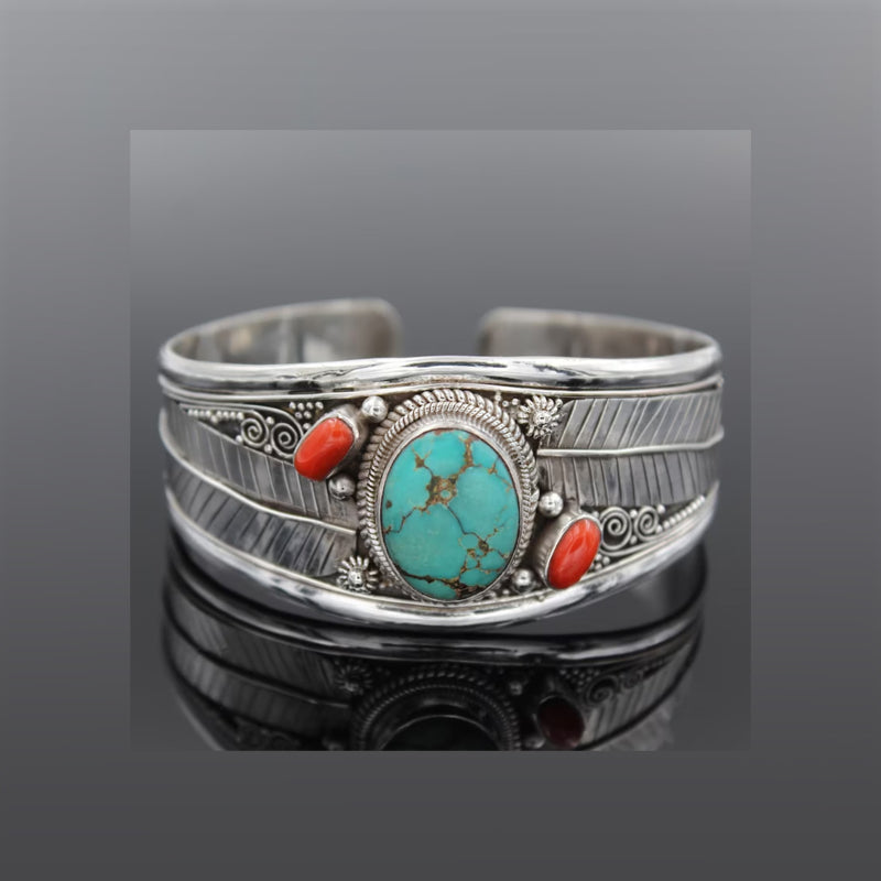 Turquoise Open Bracelet - Scarlett's Riverside Boutique 