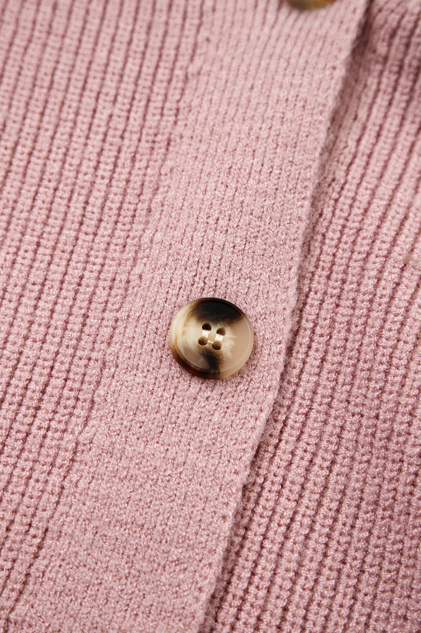Soft Taupe Balloon-Sleeve Button Cardigan ✨