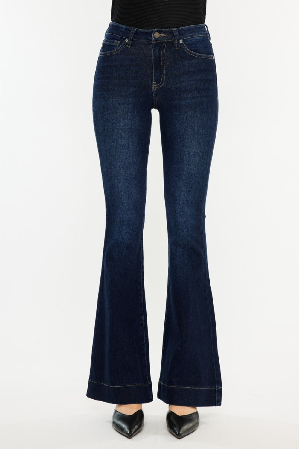 Kancan High Rise Slim Flare Jeans - Scarlett's Riverside Boutique 