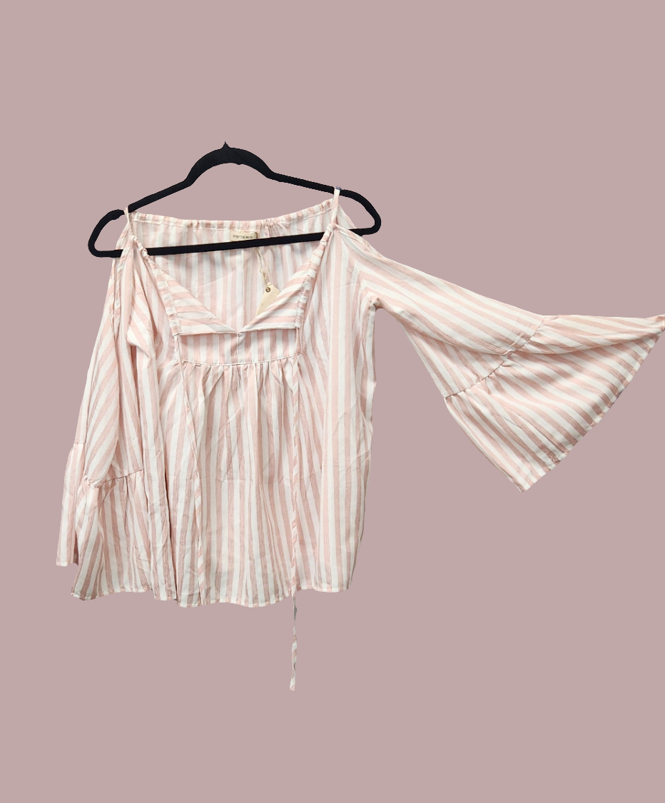 Rose Striped Blouse