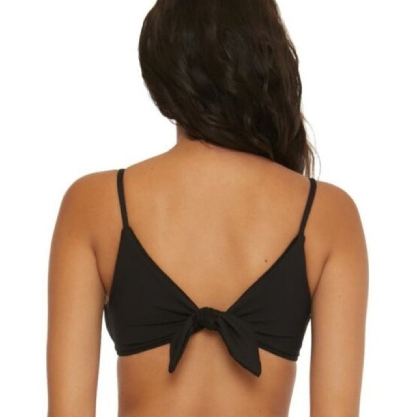 BeccaWomen's Modern Edge Convertible Ribbed Bikini Top Sz L #A74