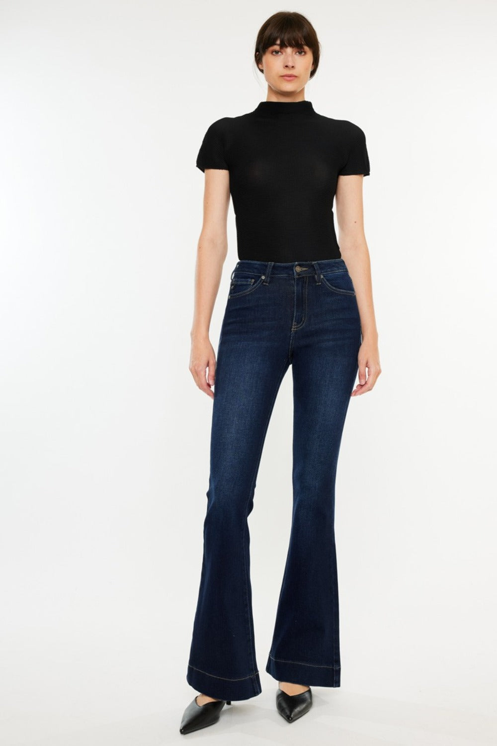 Kancan High Rise Slim Flare Jeans - Scarlett's Riverside Boutique 