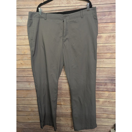Nike Dri-FIT Gray Golf Pants Men’s 40x30 Flat Front Stretch Performance Trousers