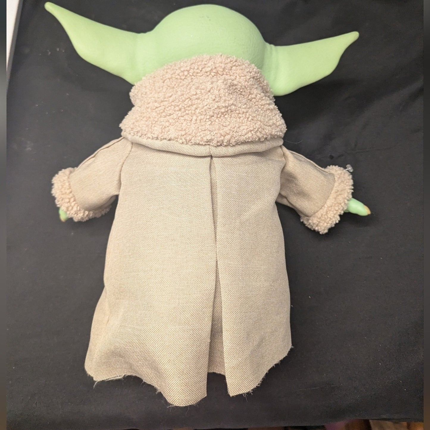 Grogu Baby Yoda Plush Wearing Sherpa Coat | Star Wars The Mandalorian Toy