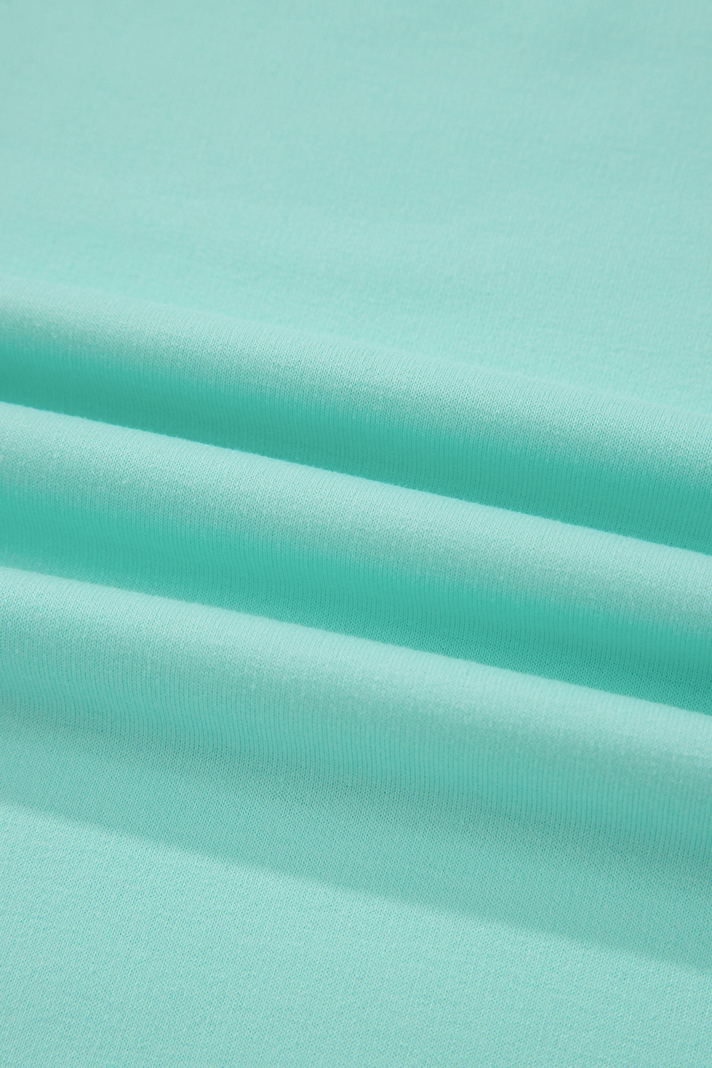 Turquoise Colorblock Edge Drop Shoulder T Shirt and Skort 2Pcs Set
