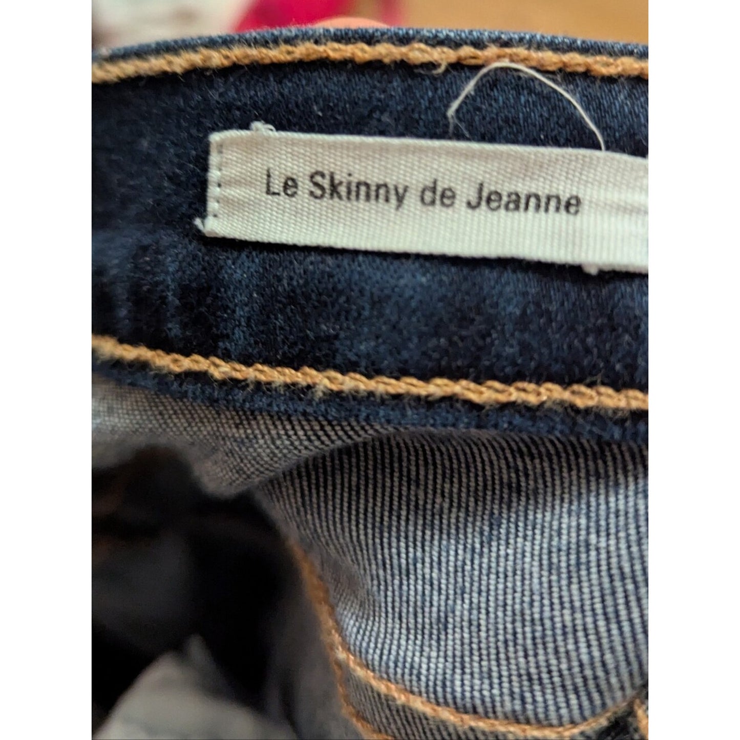 FRAME denim, Le Skinny de Jeanne, women’s FRAME jeans, size 30 jeans, dark wash