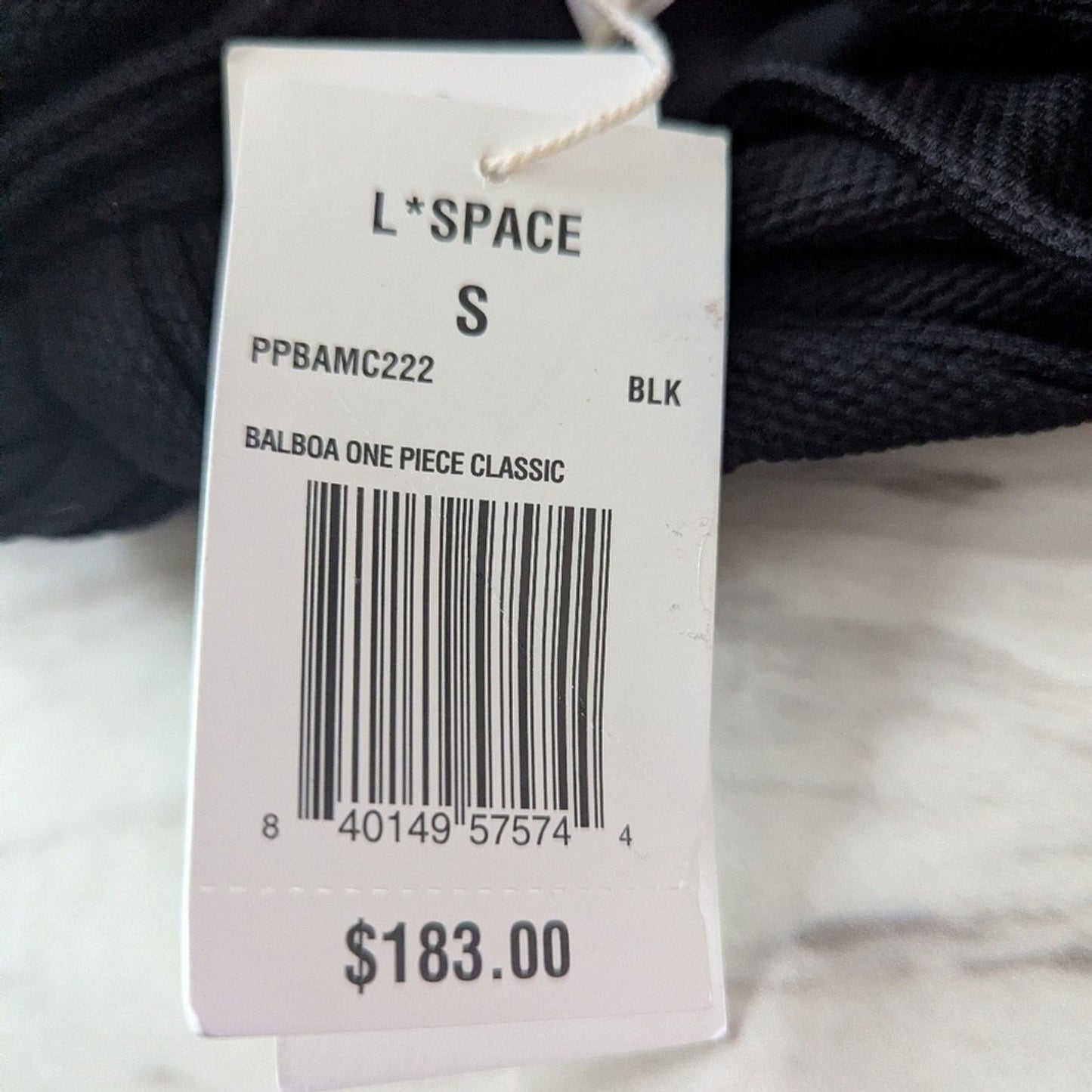 Space Balboa One-Piece Classic Black size small #G11