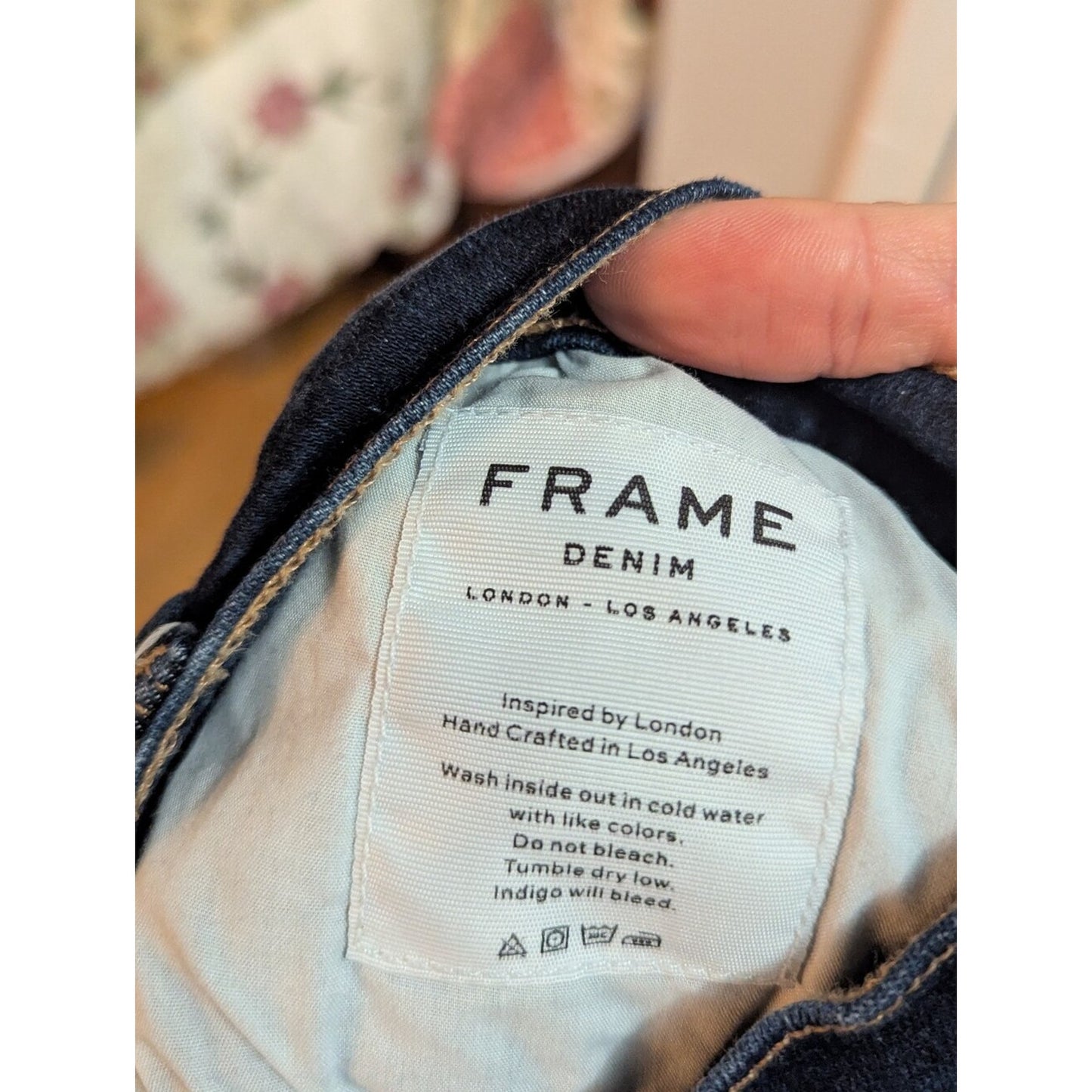FRAME denim, Le Skinny de Jeanne, women’s FRAME jeans, size 30 jeans, dark wash
