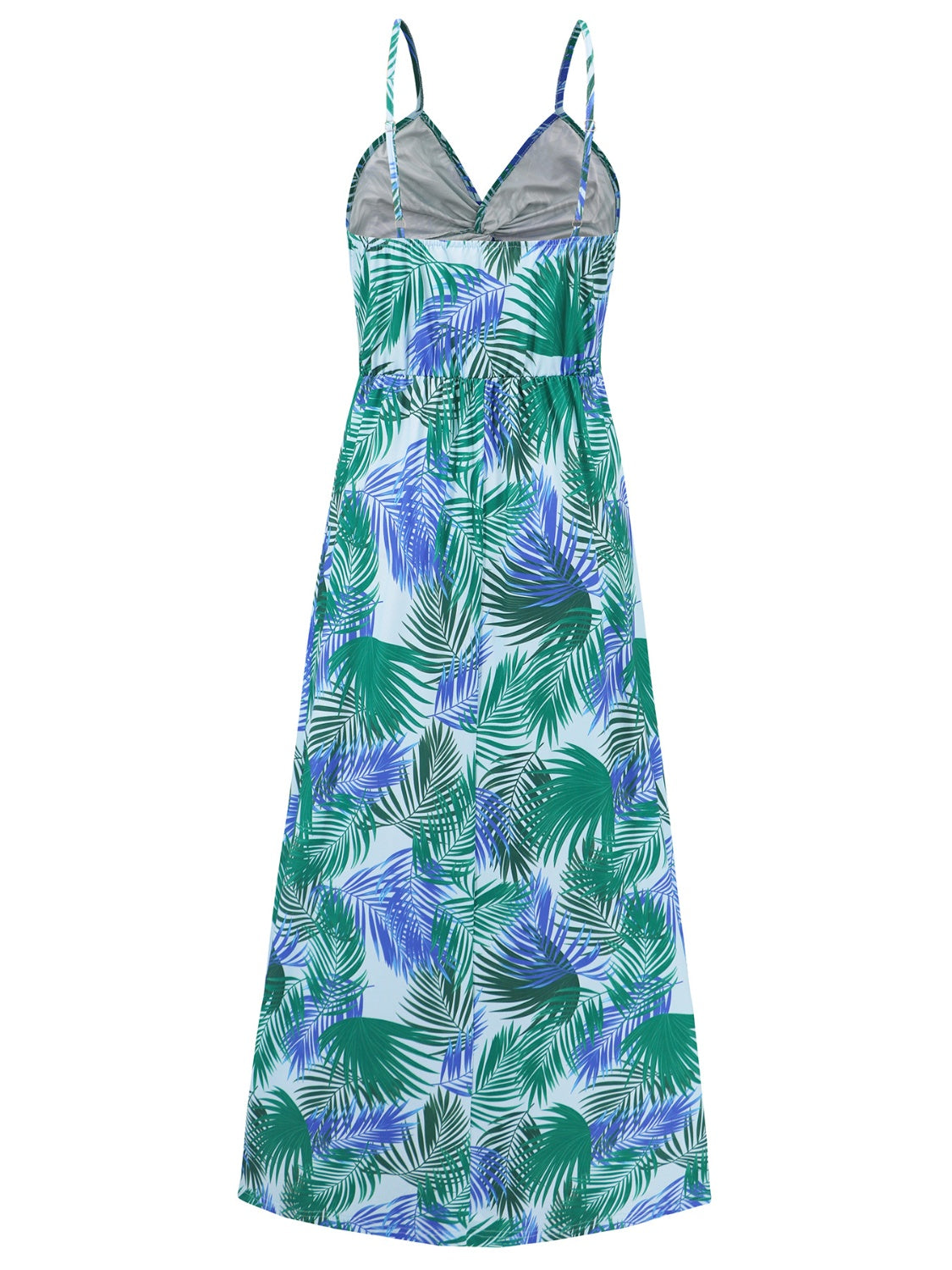 Twisted Printed V-Neck Cami Dress - Scarlett's Riverside Boutique 