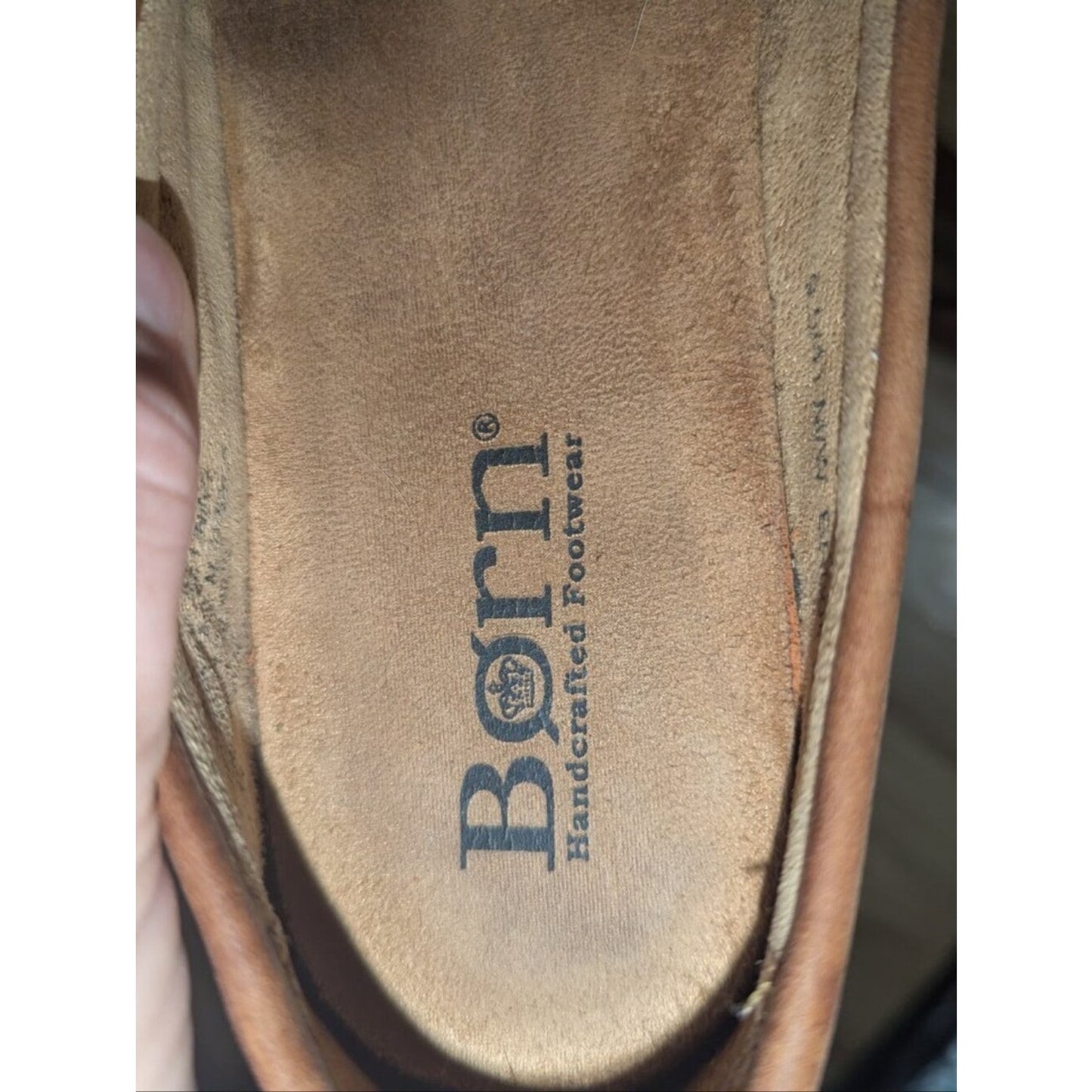 Born Women’s Size 9.5 Brown Leather Penny Loafers Handcrafted Comfort Slip On