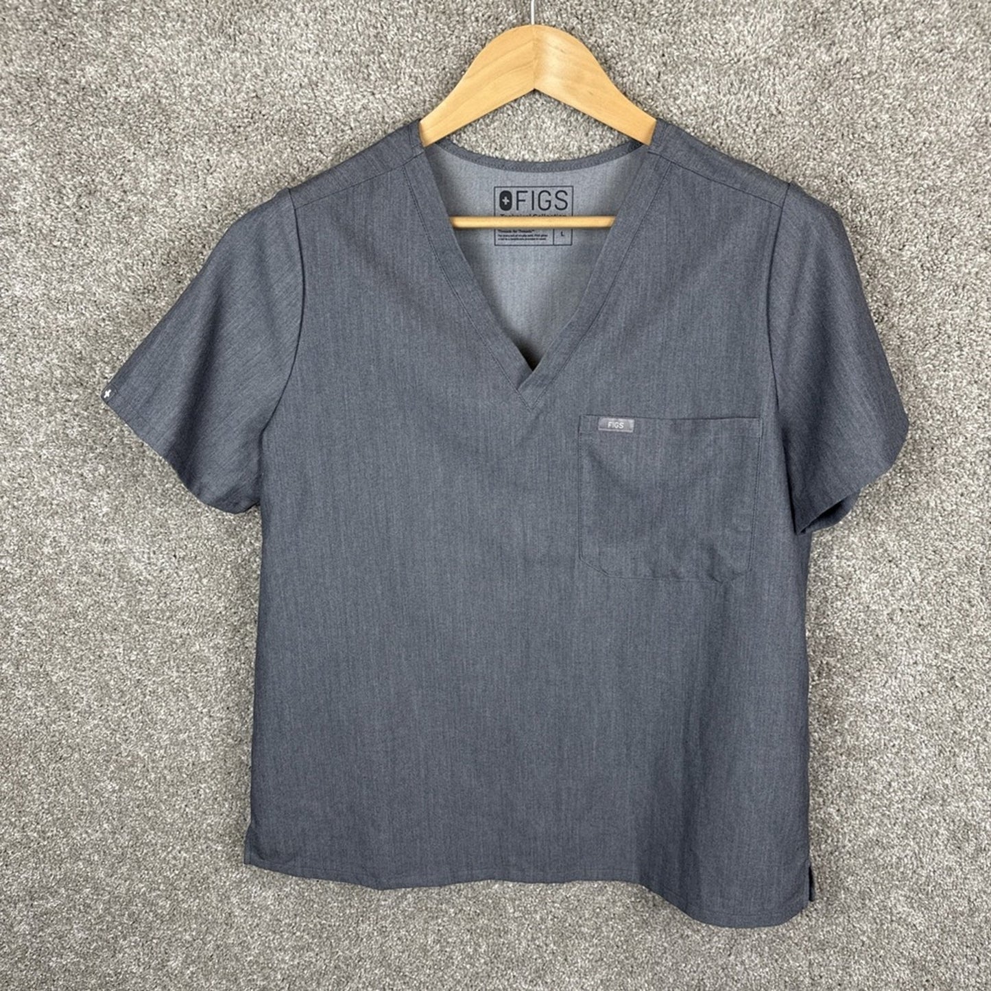 Figs Women’s Scrub Tops - Gray, Blue, Black - V-Neck