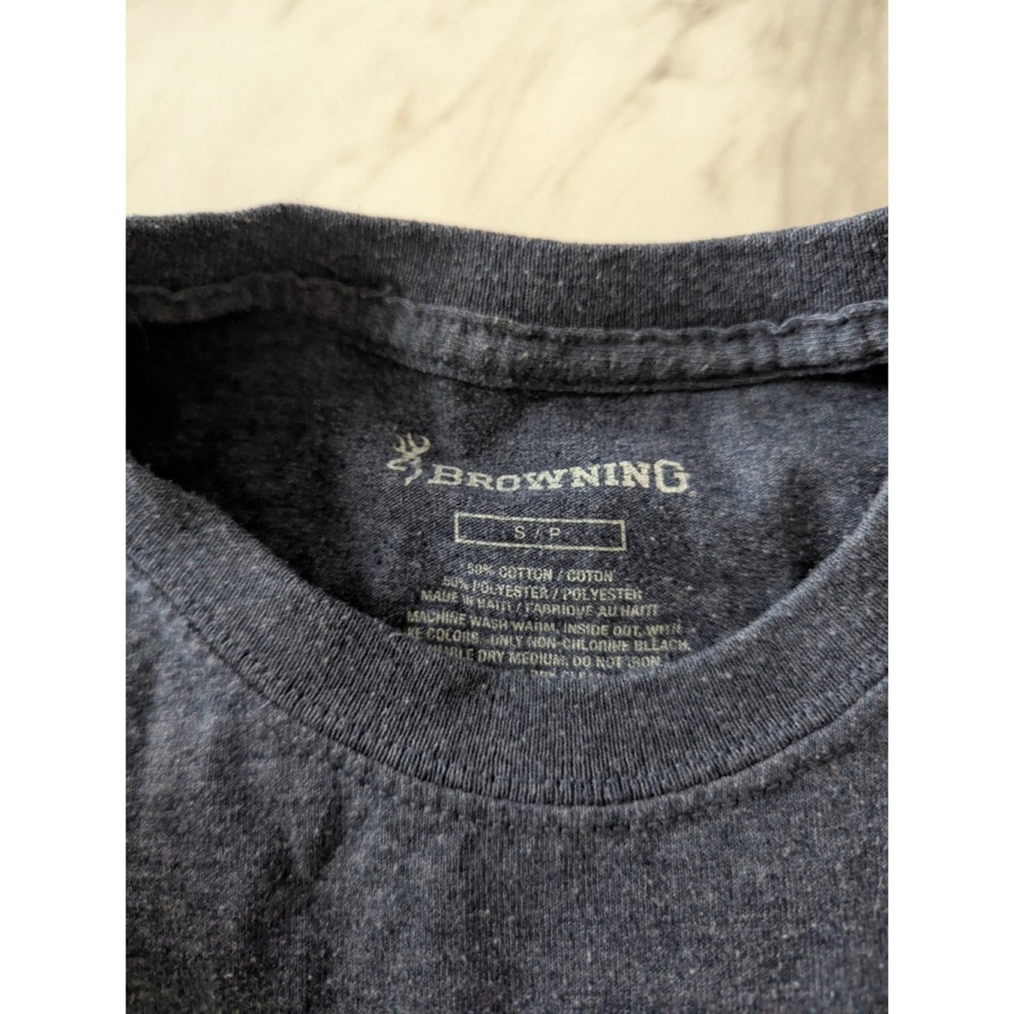 Browning Tee Size S American Hunter Graphic Tee Deer Logo Outdoor Hunting #G25