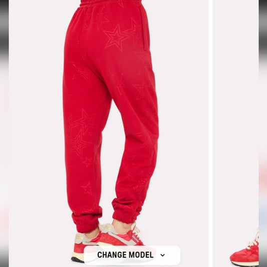 Cozy Fleece Cherry Everyday Jogger By Fabletics Sz L