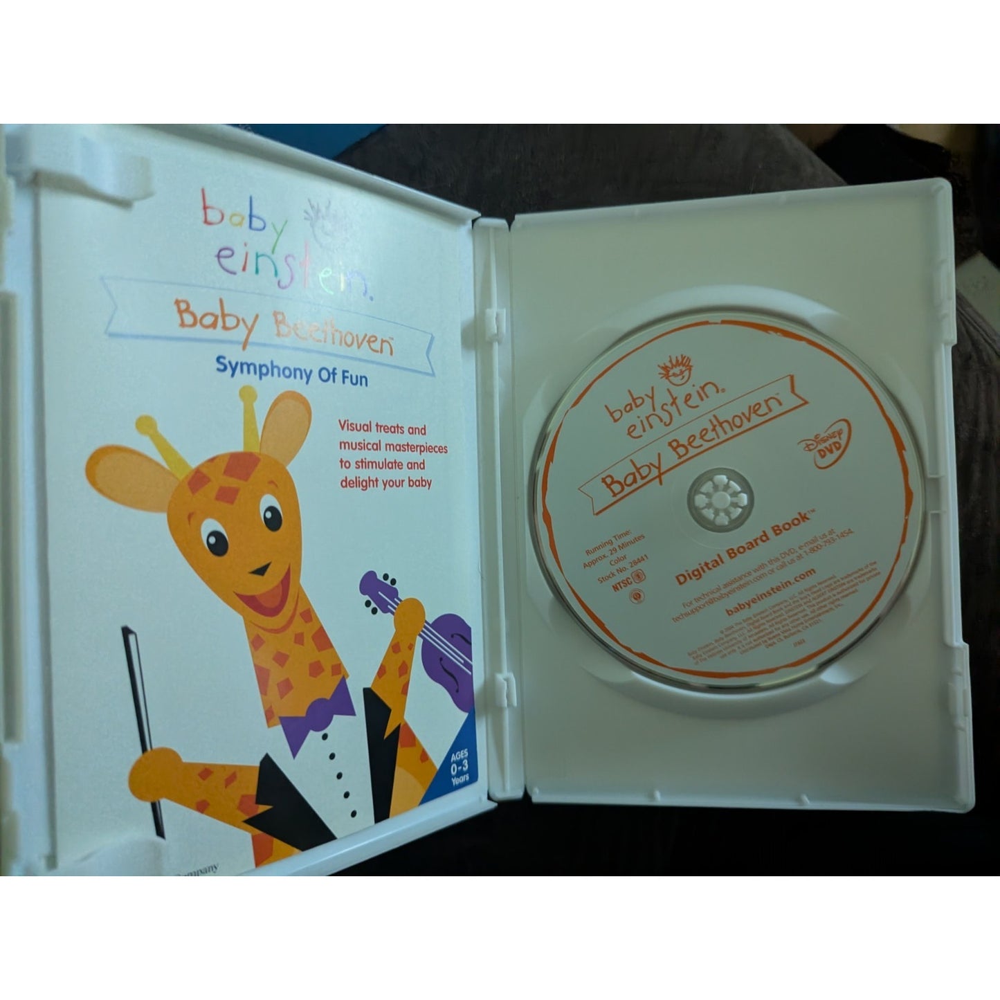 Baby Einstein: Baby Beethoven Symphony Of Fun (2003 DVD)