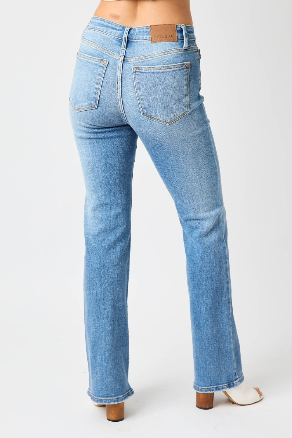 Judy Blue Full Size High Waist Straight Jeans - Scarlett's Riverside Boutique 