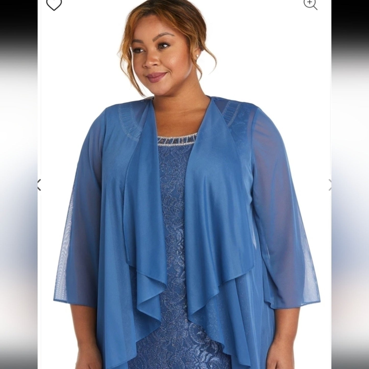 NWTs, Sz 6, Blue, Mother of the bride dress