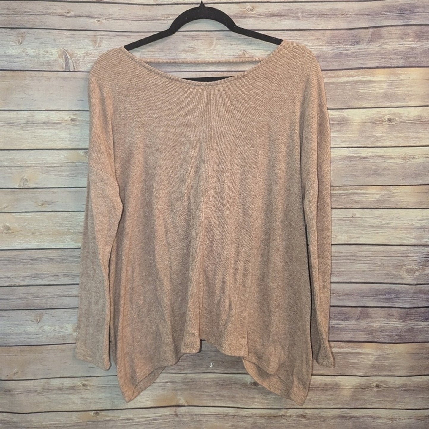 NWT, Lush, Dusty Pink Knotted Women's Top. Sz L