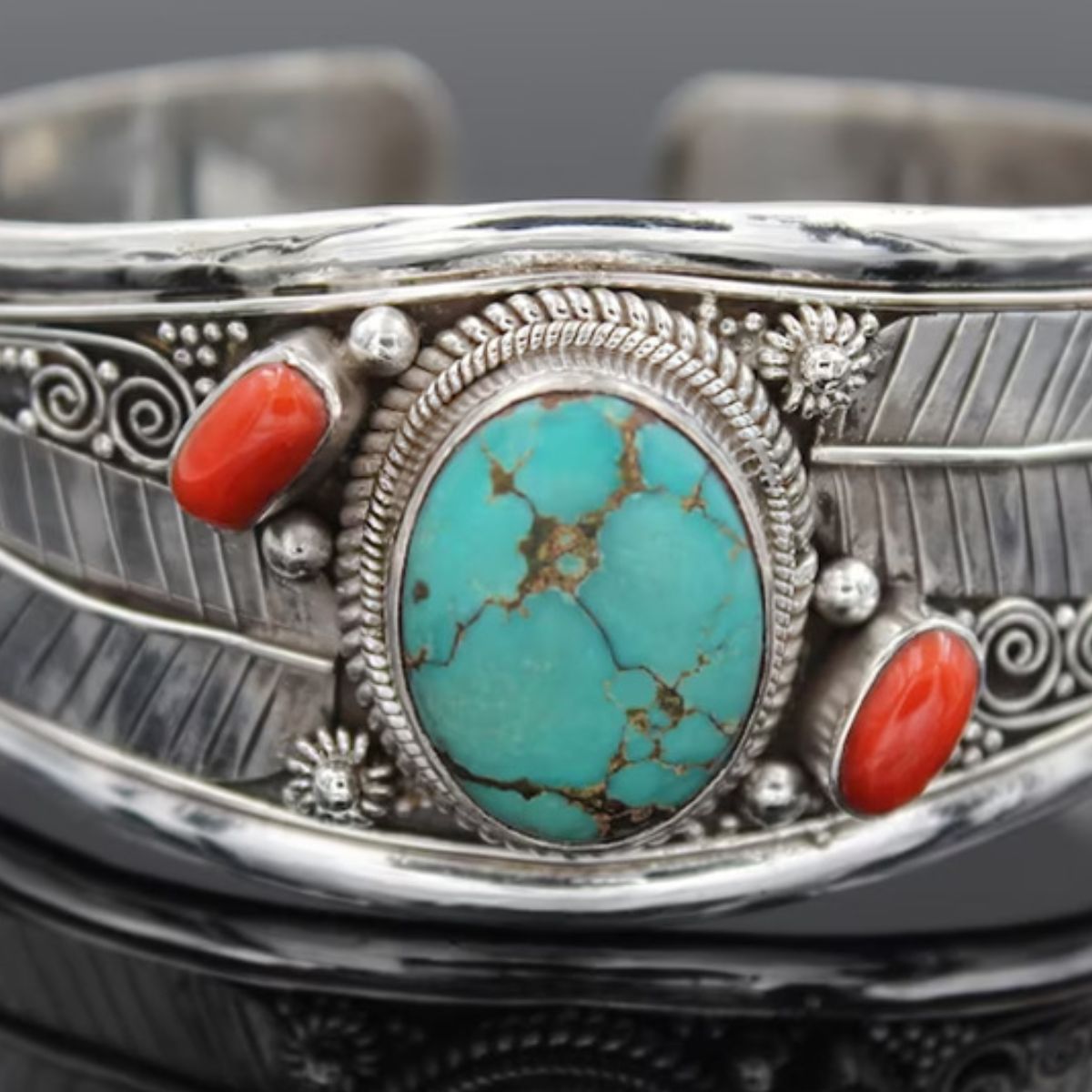 Turquoise Open Bracelet - Scarlett's Riverside Boutique 