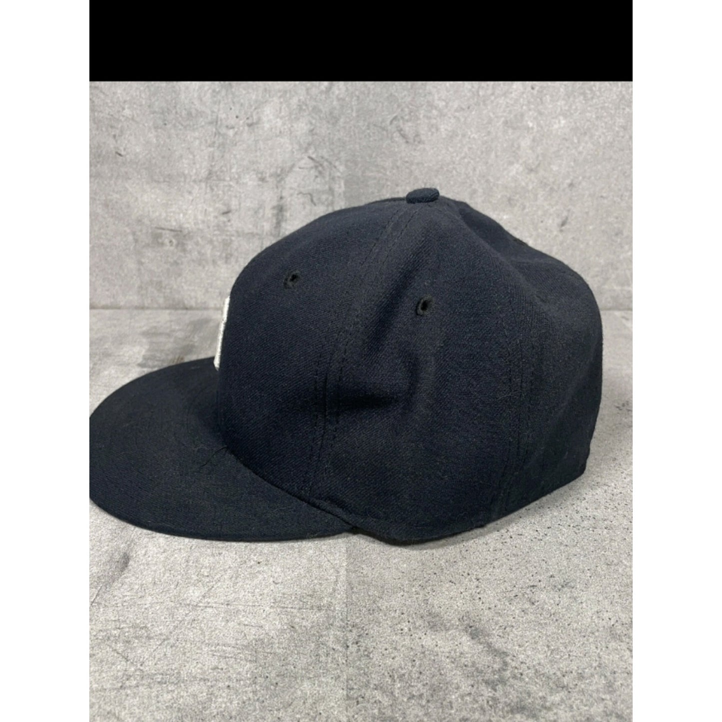 Detroit Tigers MLB New Era Authentic "Home" 59FIFTY Fitted Hat - Navy Size 7 3/8