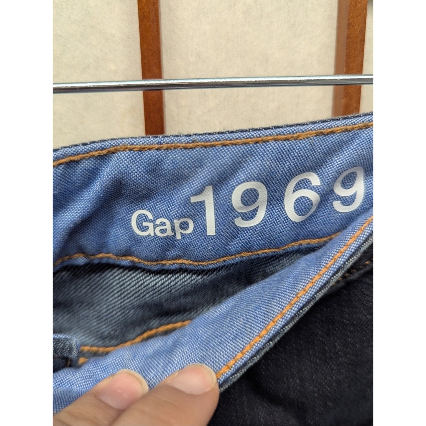 Gap 1969 Size 6 Dark Wash Bootcut Jeans Mid Rise Stretch Denim