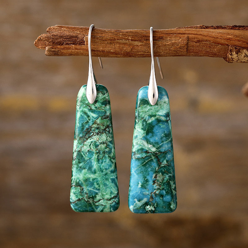 Copper Natural Stone Earrings - Scarlett's Riverside Boutique 