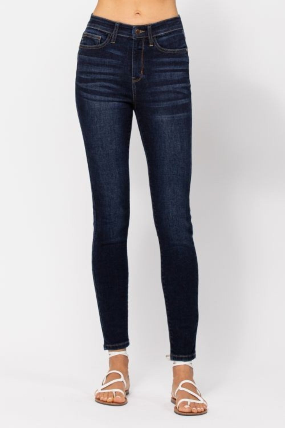 Judy Blue, High Waist, Skinny Jeans. Inseam 29" - Scarlett's Riverside Boutique 