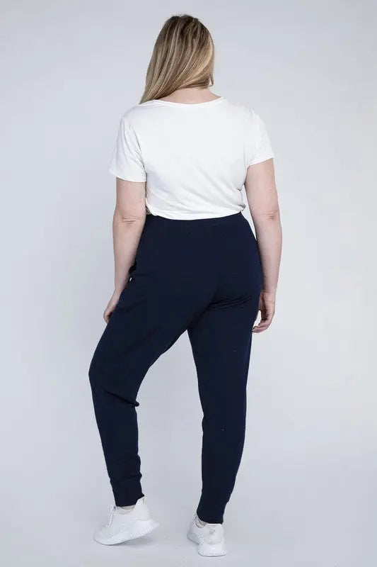 Plus-Size Jogger Pants - Scarlett's Riverside Boutique 