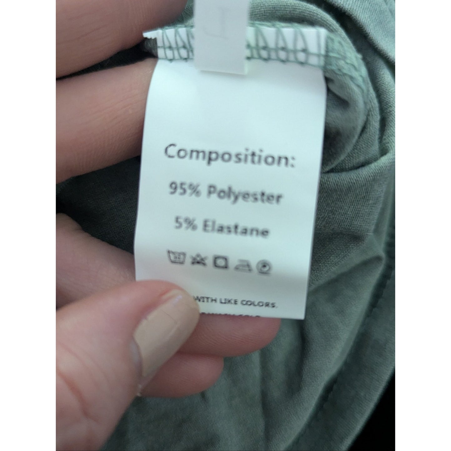 NWTs, Lace Raglan Sleeve Tee - Sage Green Sz L