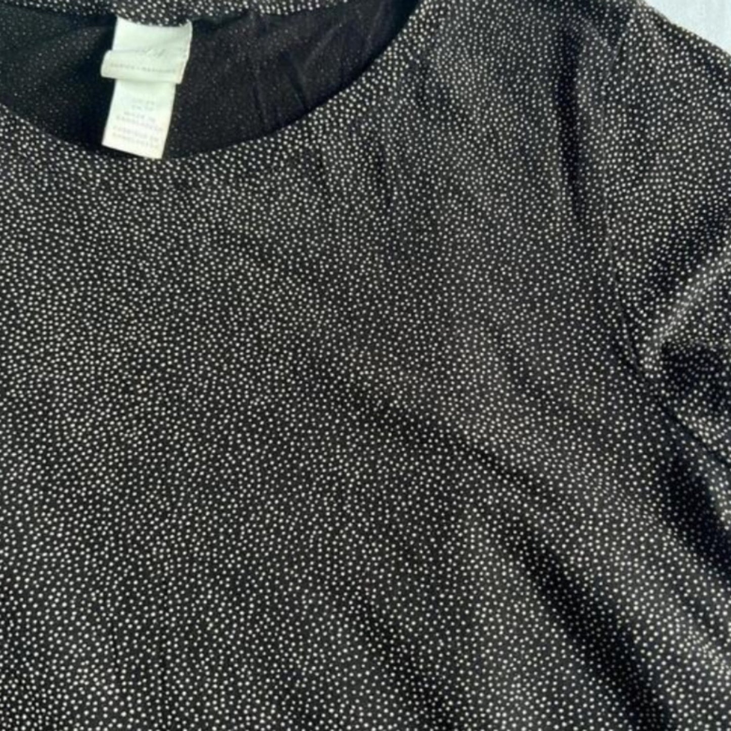 H&M S. Large Heathered Gray Short Sleeve Tee – Classic Crewneck Essential #C33