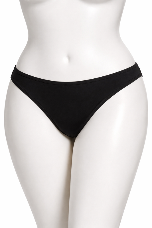 Shade & Shore Black Classic Cheeky Bikini Bottoms Size XL NWT #A32